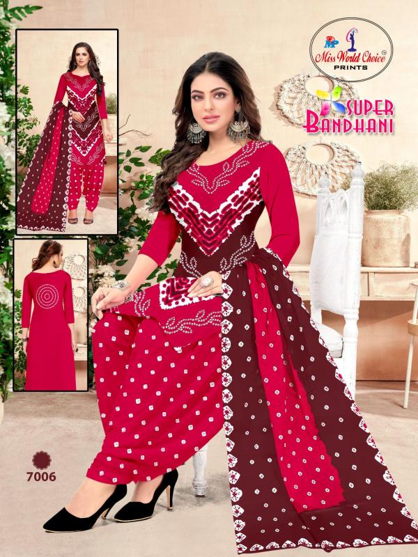 Miss World Super Bandhani Vol-07 – Dress Material